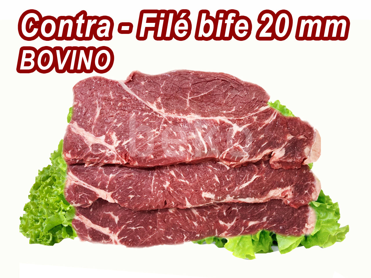★ ENTRAR EM CONTATO ★ Carne Contra Filé Bife Médio de 20mm ¥2.790/kg (IMPOSTO INCLUSO)