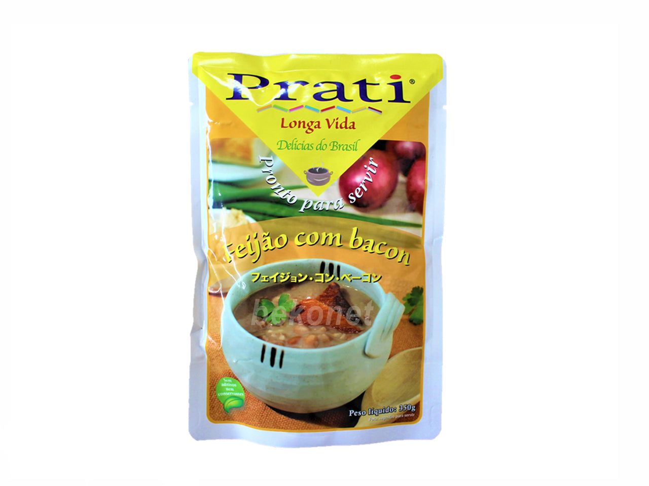 ★ EM FALTA ★ Feijão Com Bacon PRATI 350g