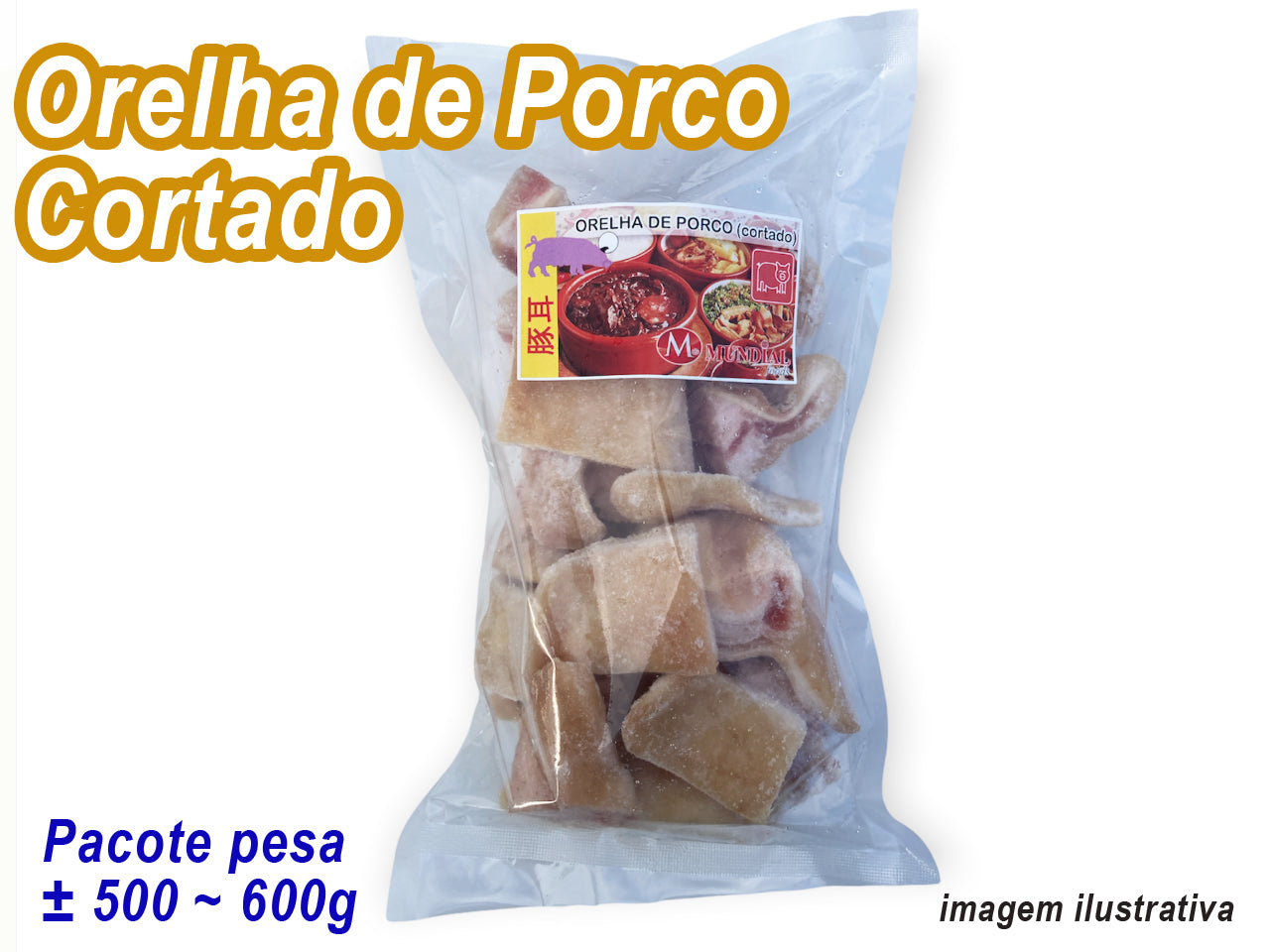★ ENTRAR EM CONTATO ★ Orelha de Porco Cortado MUNDIAL