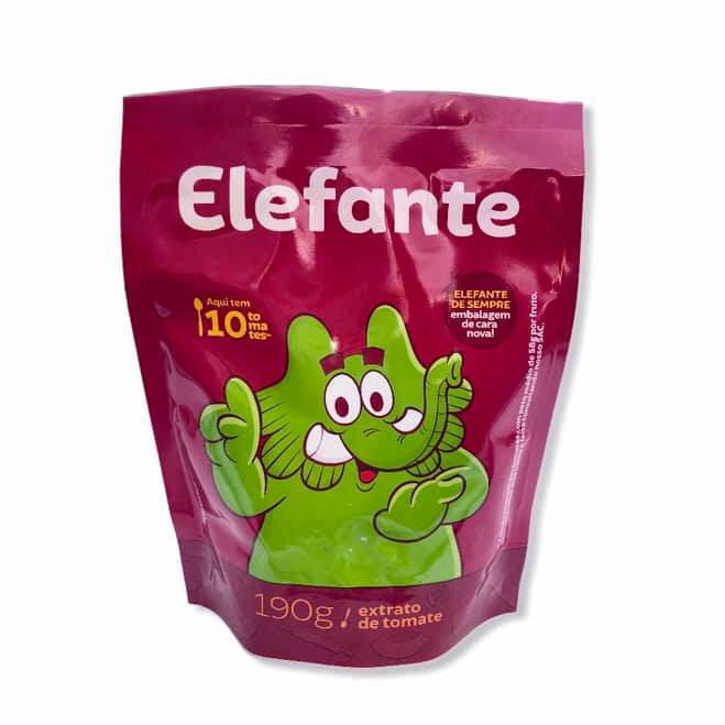 ★ EM FALTA ★ Extrato de Tomate ELEFANTE 190g