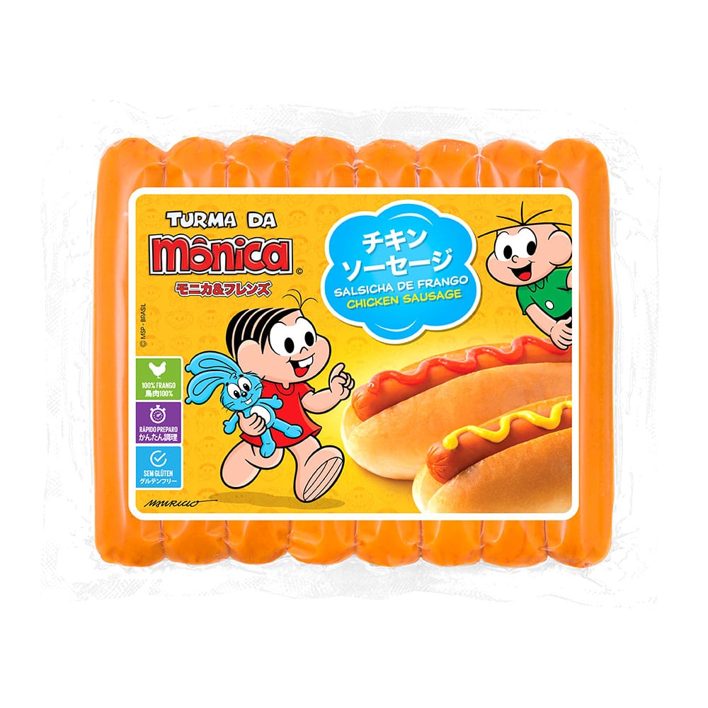 ★ EM FALTA ★ Salsicha de Frango Turma da Mônica DA FAZENDA 300g