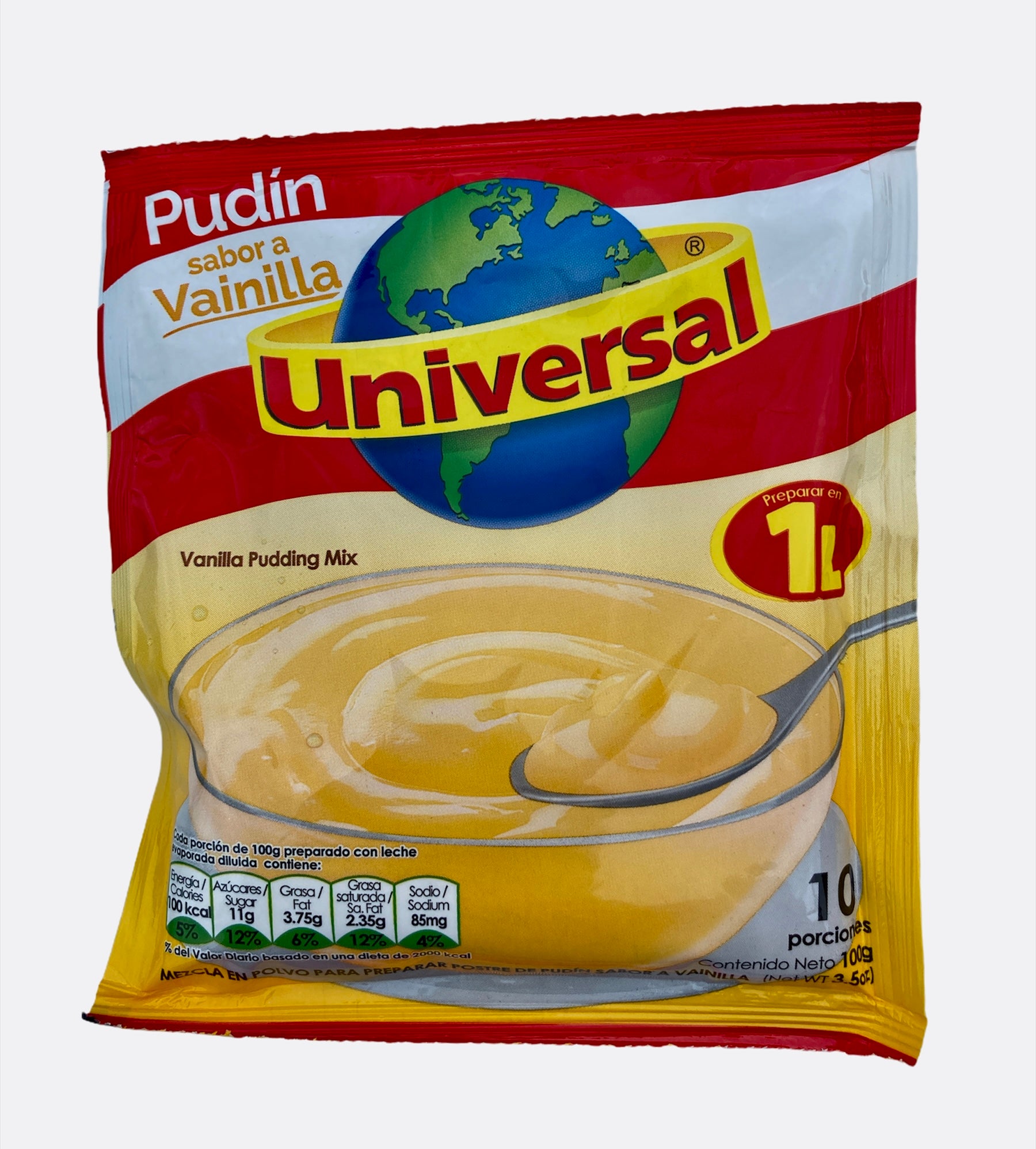 ★ EM FALTA ★ Pudin Sabor a Vainilla UNIVERSAL 1L