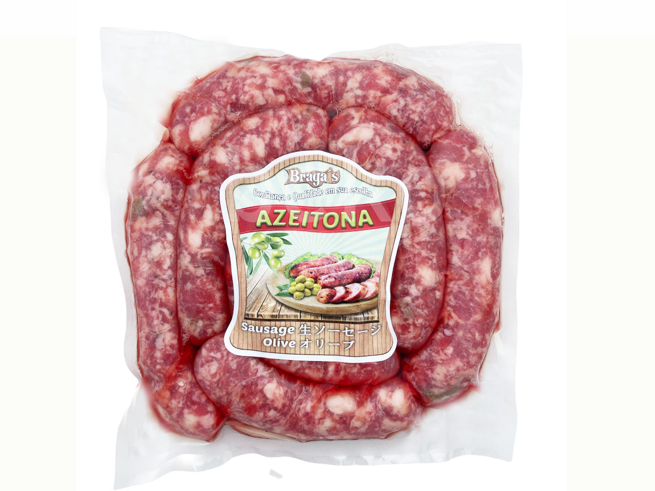 Linguiça Sabor Azeitona BRAGA'S 700g