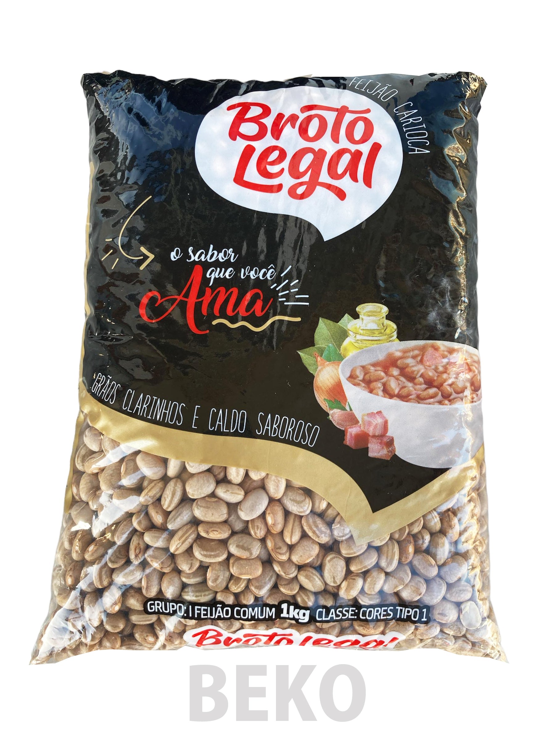 ★ EM FALTA ★ Feijão Carioca BROTO LEGAL 1kg
