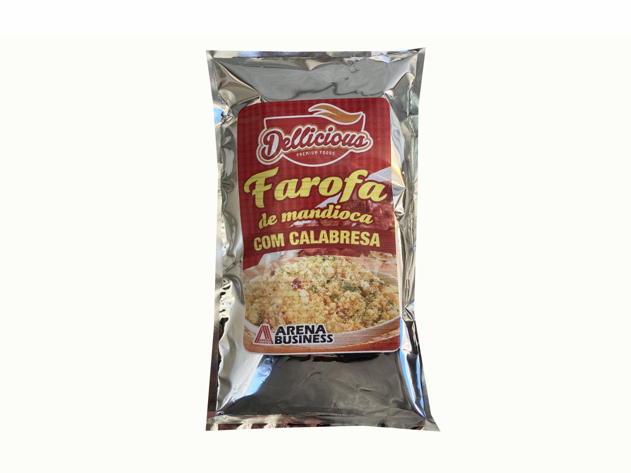 ★ EM FALTA ★ Farofa de Mandioca com Calabresa ARENA 250g