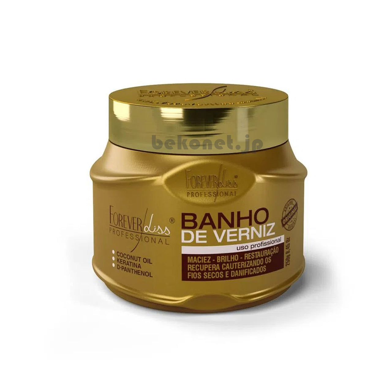 ★ EM FALTA ★ Máscara de Tratamento Banho de Verniz FOREVER LISS 250g
