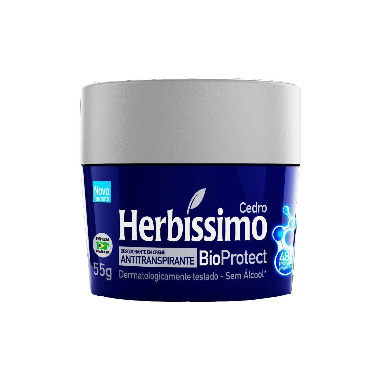 ★ EM FALTA ★ Desodorante em Creme Cedro HERBÍSSIMO 55g