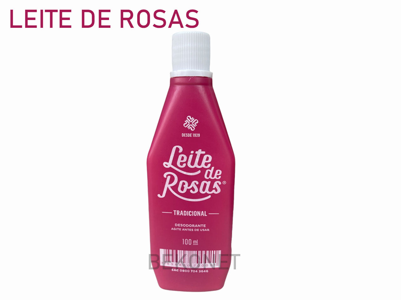 Desodorante Leite de Rosas Tradicional 100ml