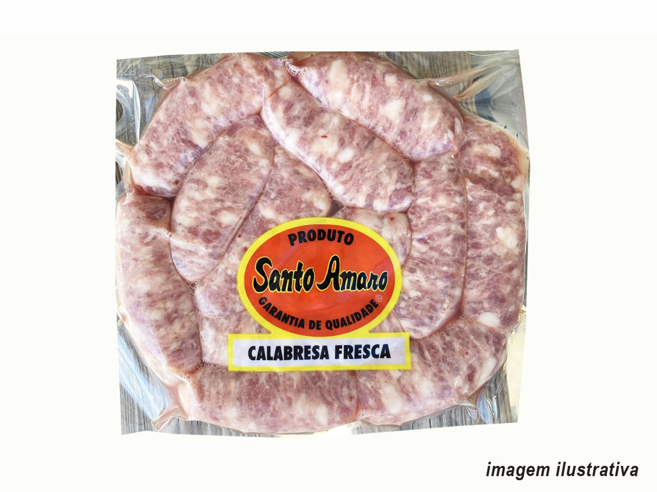 ★ ENTRAR EM CONTATO ★ Linguiça Calabresa Fresca SANTO AMARO 750g