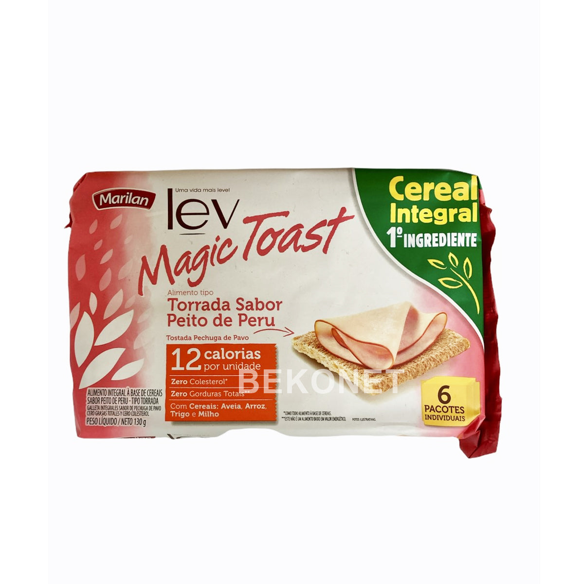 ★ EM FALTA ★ Bolacha Magic Toast Peito de Peru MARILAN 130g