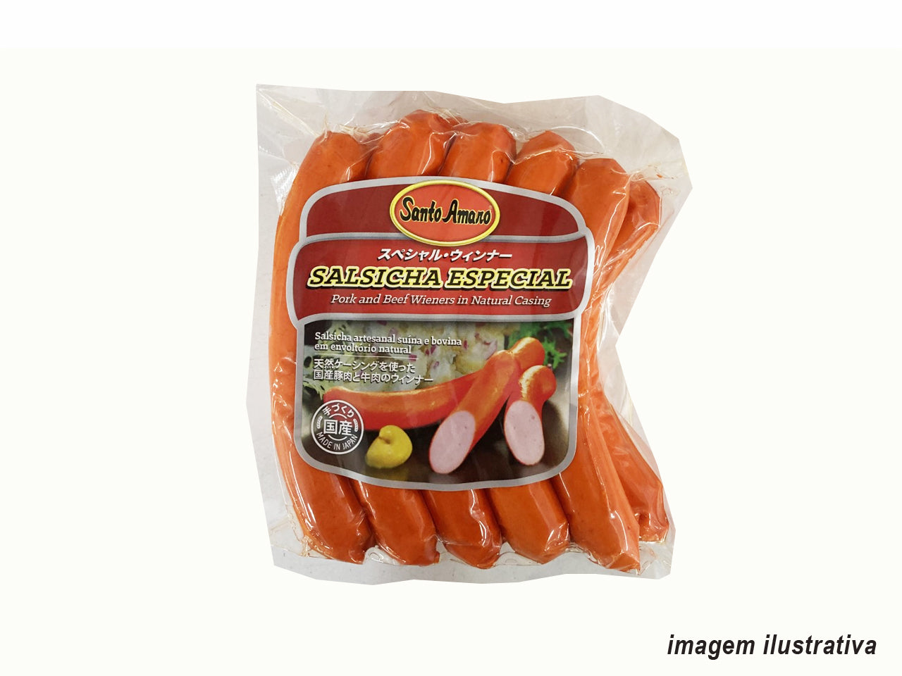 ★ ENTRAR EM CONTATO ★Salsicha Especial SANTO AMARO 500g