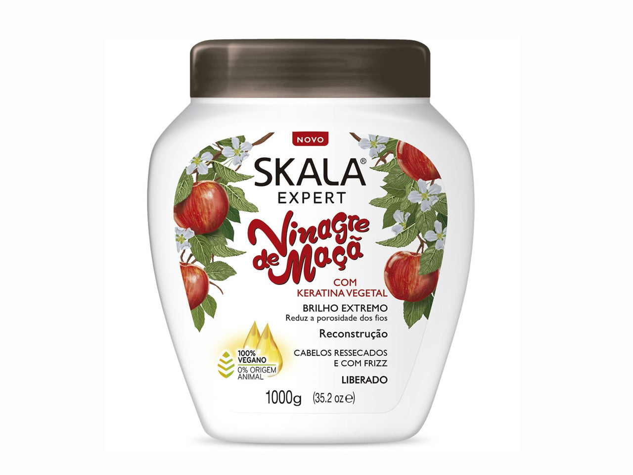★ EM FALTA ★ Creme de Tratamento Vinagre de Maçã SKALA 1kg