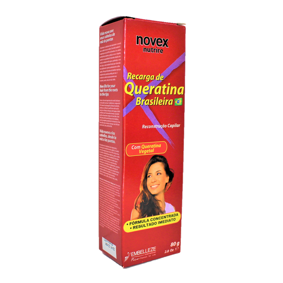 ★ ENTRAR EM CONTATO ★ Recarga de Queratina Creme de Tratamento NOVEX 80g