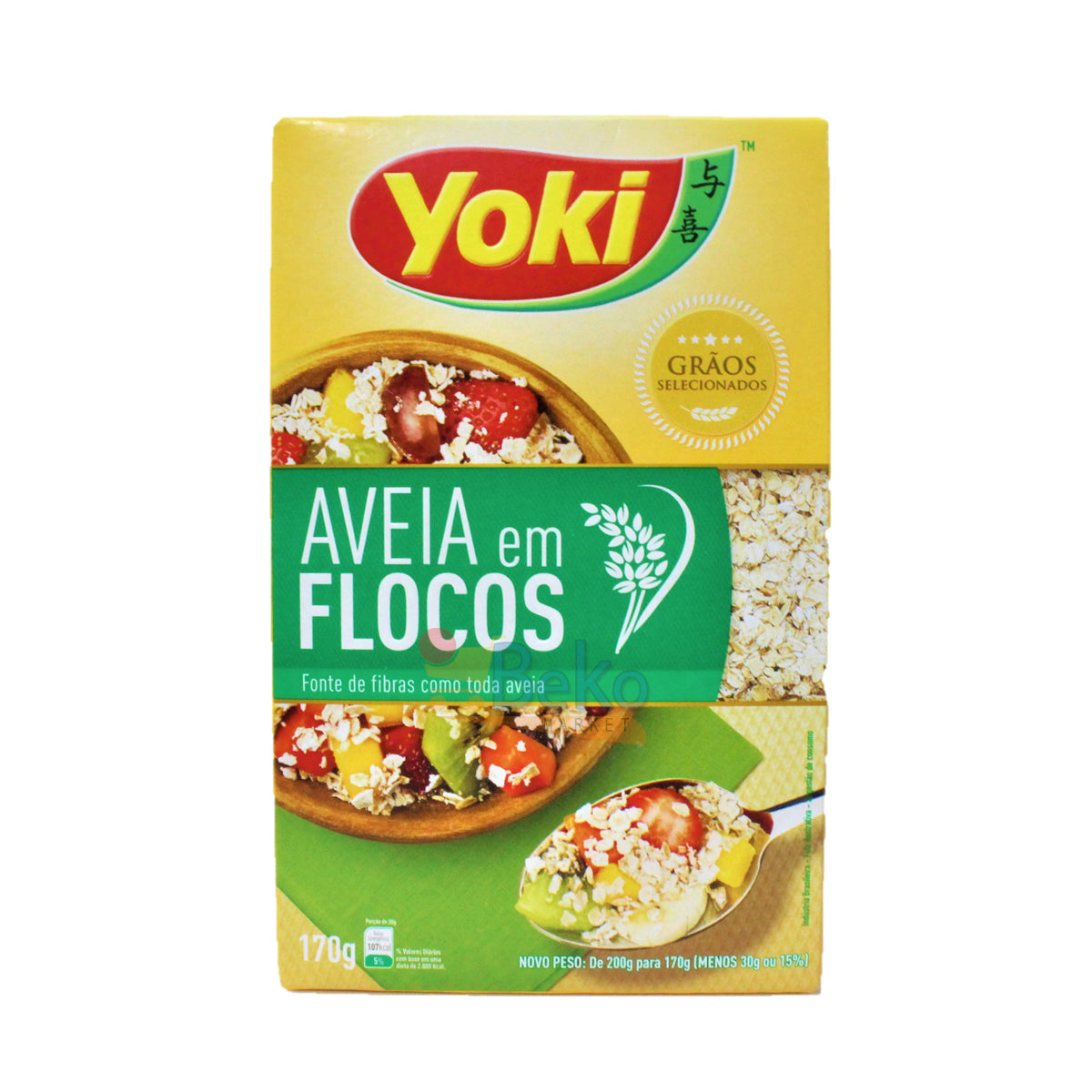 ★ EM FALTA ★ Aveia em flocos YOKI 170g