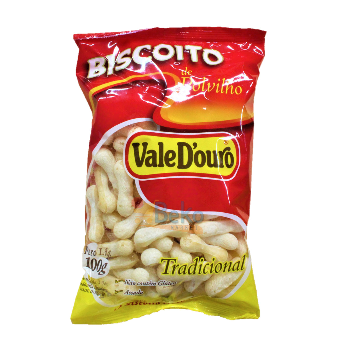 ★ EM FALTA ★ Biscoito de Polvilho VALE D´OURO 100g