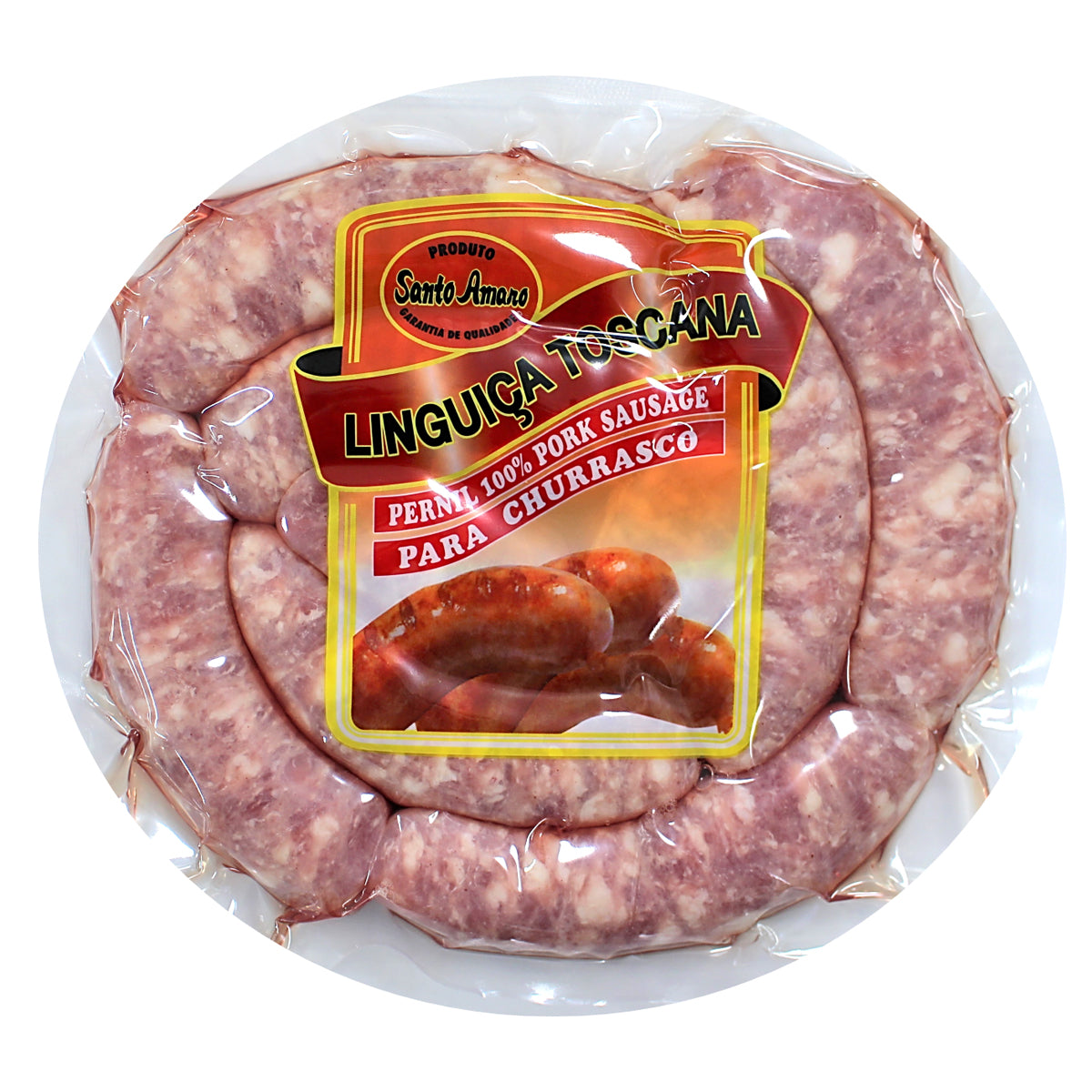 ★ ENTRAR EM CONTATO ★ Linguiça Toscana para Churrasco SANTO AMARO 800g