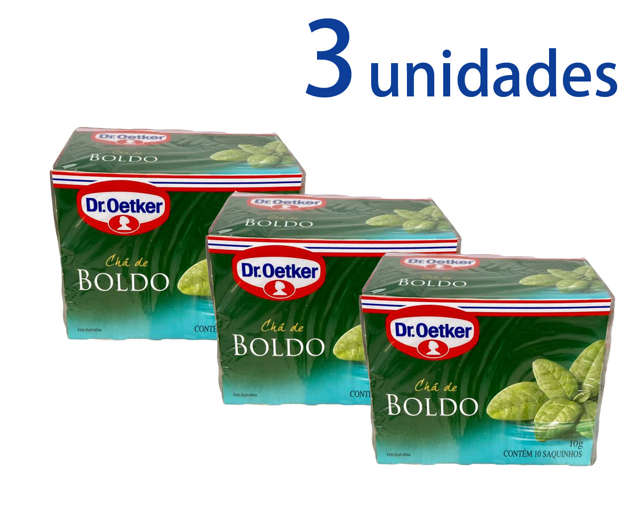 ★ EM FALTA ★ Chá de Boldo DR.OETKER 3 unidades ¥600