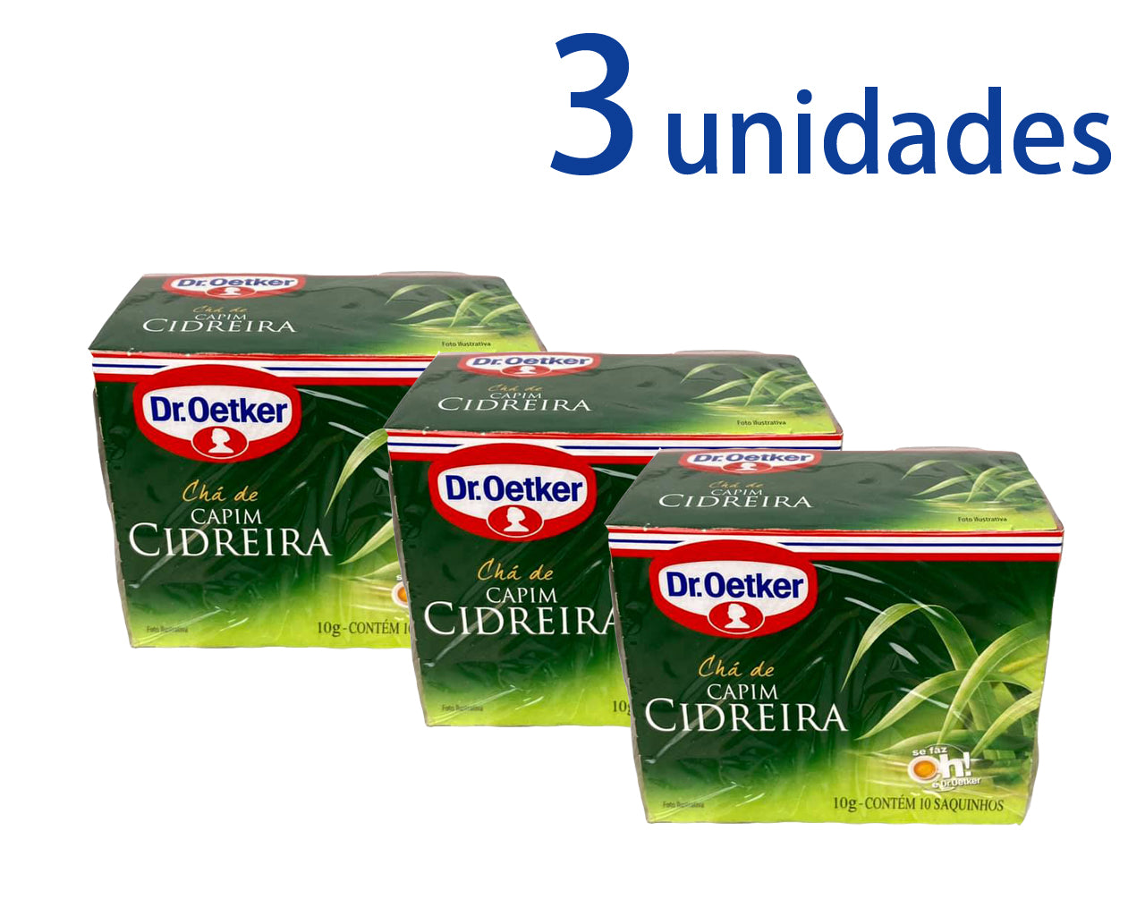 Chá de Capim Cidreira DR.OETKER 3 unidades ¥600