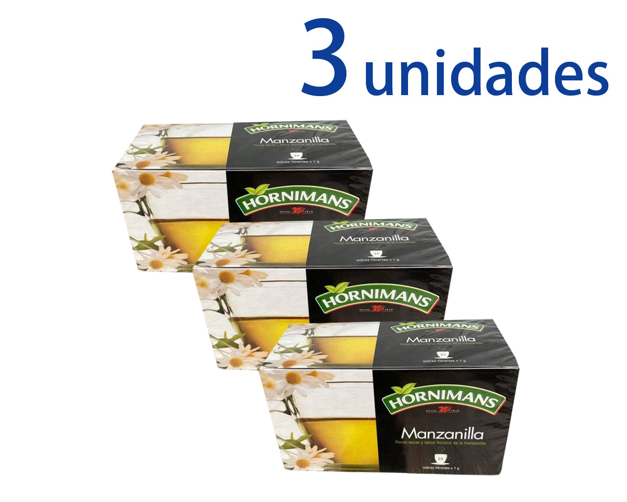 Chá Manzanilla HORNIMANS 3 unidades ¥800