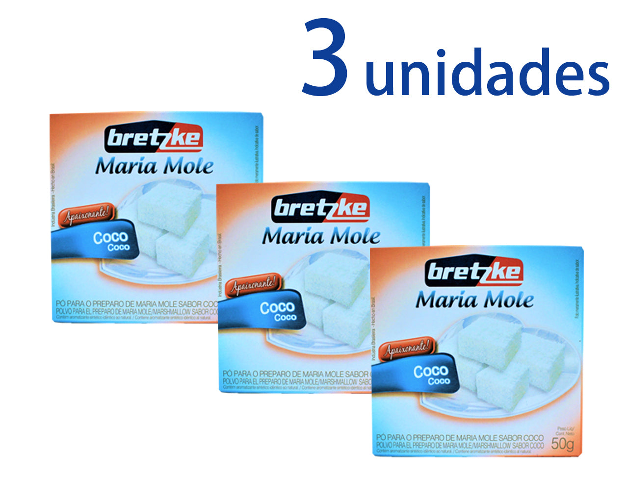 ★ EM FALTA ★ Maria Mole BRETKZE 50g 3 unidades ¥600