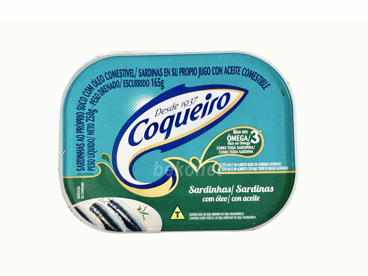 ★ EM FALTA ★ Sardinha Com Óleo COQUEIRO 250g