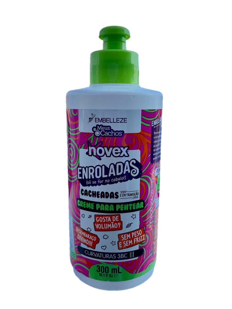 ★ EM FALTA ★ Creme Para Pentear Cachos Enroladas NOVEX 300ml
